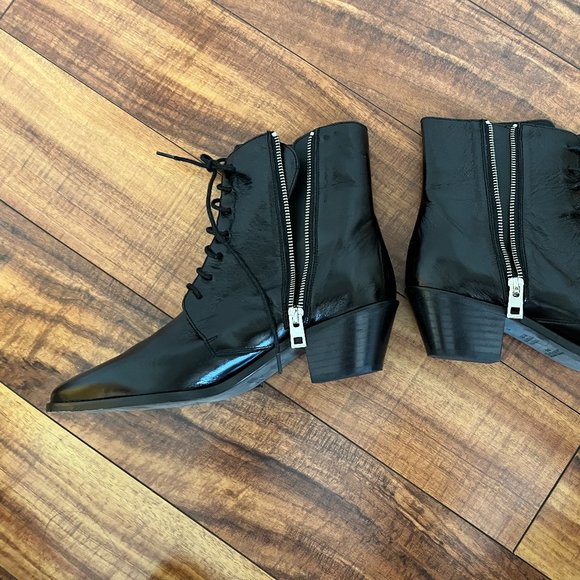 Zadig and Voltaire Tyler Laced Vintage Ankle Boots Size 39 - Picture 6 of 6